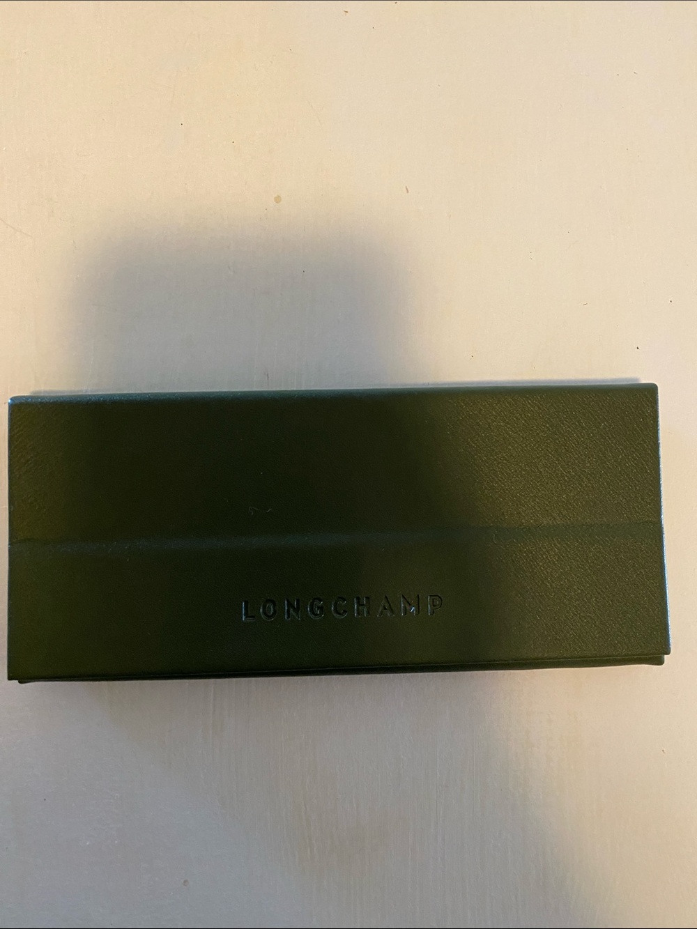 Longchamp Dark Olive Green Eyewear Case